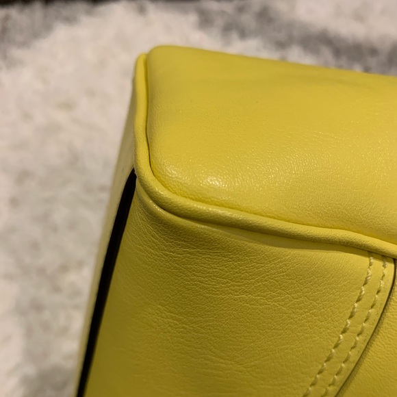 Coach Legacy Leather Mini Tanner (Lemon) - Picture 9 of 14